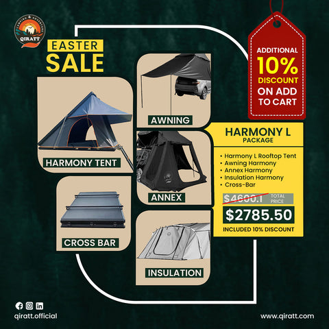 Rooftop Tent Package Harmony  2-3 Person